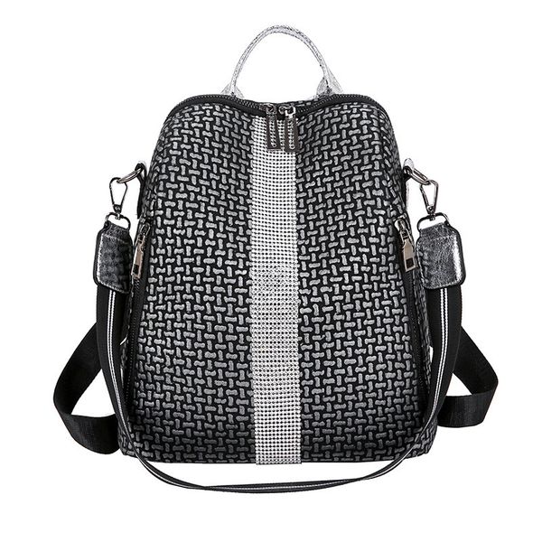 

multifunction waterproof leather women backpacks shoulder bags fashion female backpack light large capacity ladies school bag