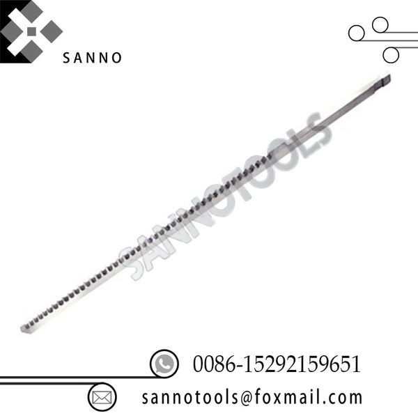 

3mm - 7mm high speed steel keyway broaches pull and push broaches customized broaching cutting tools module spline broach