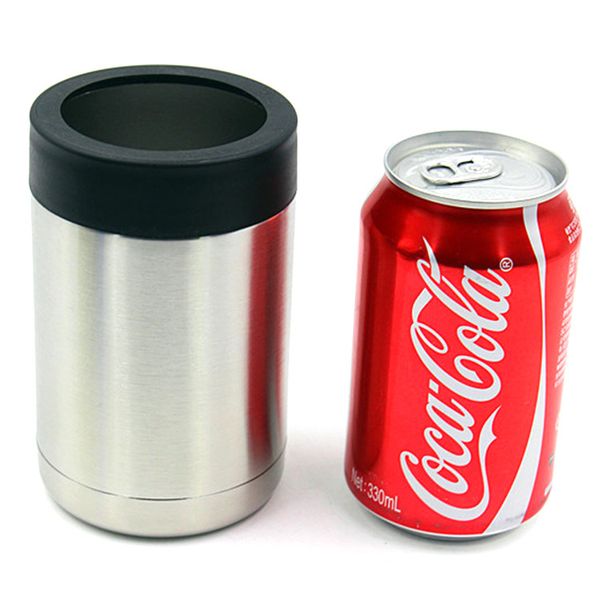 

12 oz insulated can cooler bottle stainless steel double walled copper lining bpa no sweat exterior