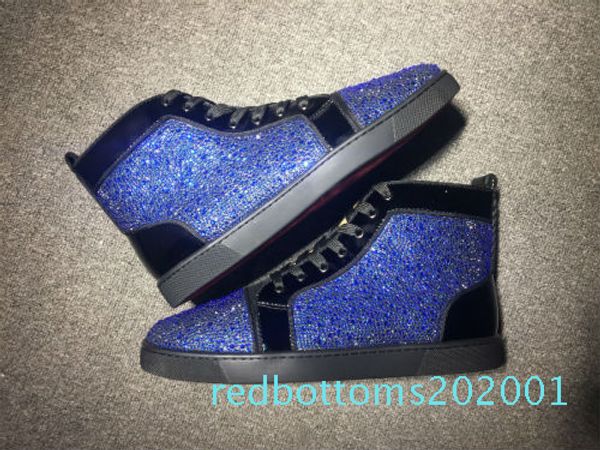 

designer shoes spike junior calf red bottom sneaker luxury party wedding shoes genuine leather spikes casual shoe ar01, Black
