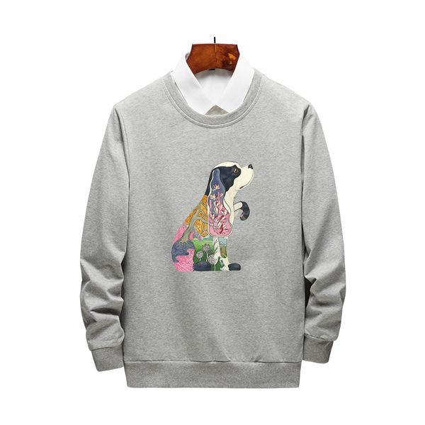 

men womens designer sweatshirt fashion trand boys solid color womens cartoon print clothes mens printed clothing wholesale, Black