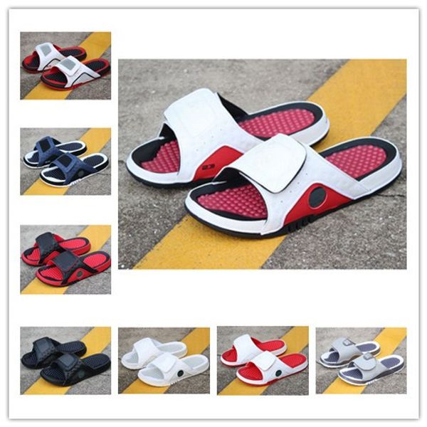 

jumpman 4 тапочки сандалии hydro iv 4s слайды черный drop доставка мужчины пляж сандалии 11 xi 6 vi обувь открытый кроссовки размер 36-45, Black