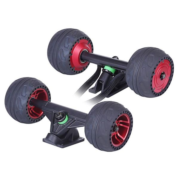 

high recommed 105lmh hub motor set - black/red (hub motor + front wheel + trucks