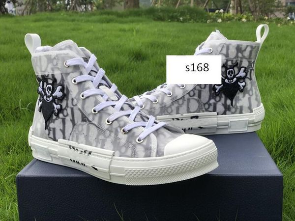 

high-quality flowers print b23 canvas sneaker women shoes men sneaker casual shoes lace-up star fashion b23 shoe, Black