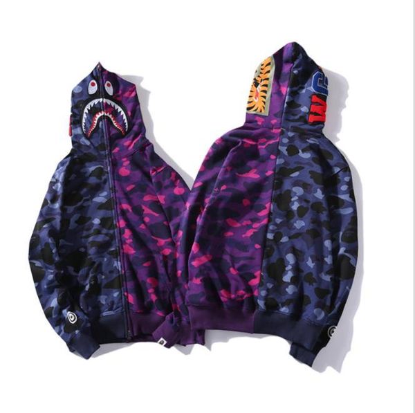 

trend новый дизайнер балахон мужской сплайсинга тонкий раздел сыпучие случайные капюшоном мужчин свитер моды и женщин хип-хоп ветра куртку, Black