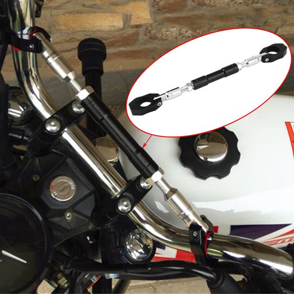Black 22mm 7//8/" Universal Motorcycle Motorbike Adjustable Handlebar Crossbar