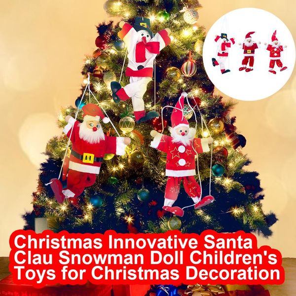 

newly arrived fesive little tips christmas innovative santa clau snowman doll children's toys for christmas decoration