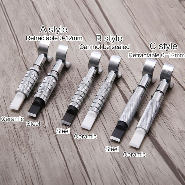 

extendable leather manual carving knife,cutter head rotation 9mm ceramic steel sculpture enchase printing diy cowhide tool