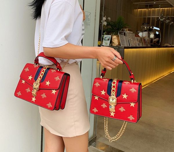 

crossbody сумка для женщин марки сумки высокого качества пчелы звезда кожи плечо сумка повелительницы закрылки руки сумки