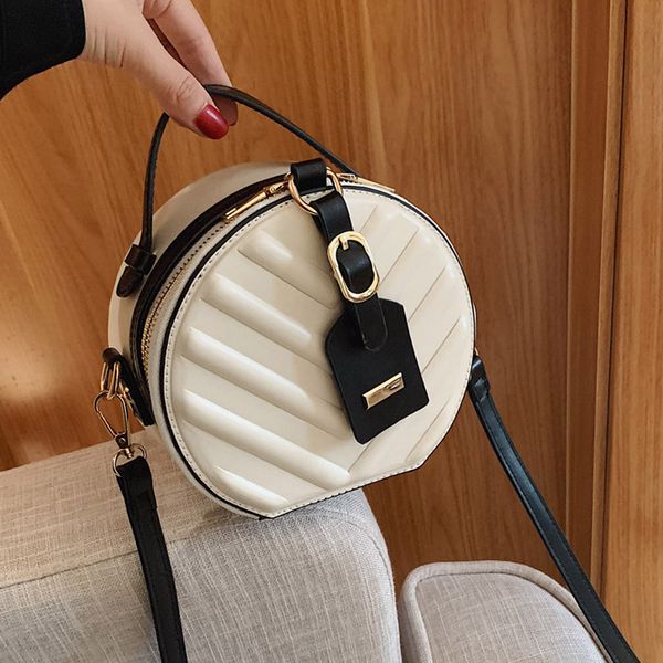 

crossbody bag for women handbags women bags leather round small shoulder bag female zip purse
