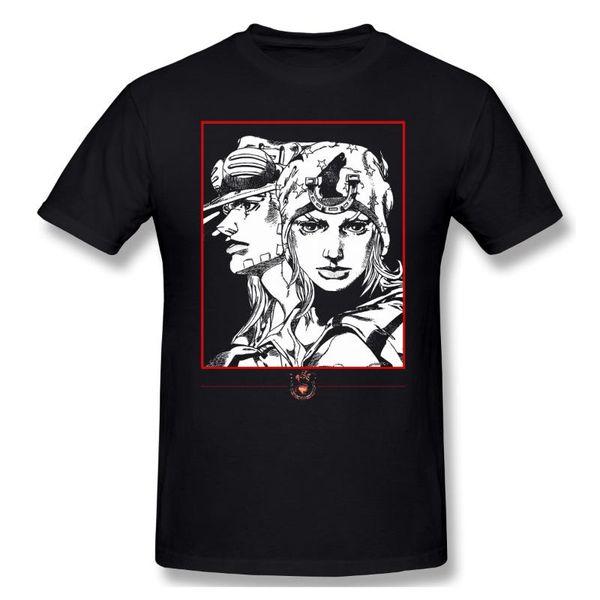 

t shirts men jayro johnny bizarre t-shirt clothing tee cotton jojo bizarre adventure pure 100% cotton tees, White;black