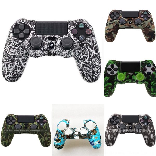 

znblq full housing case cover skin shell button set with full buttons mod kit replacement for playstation 4 ps4 controller gold