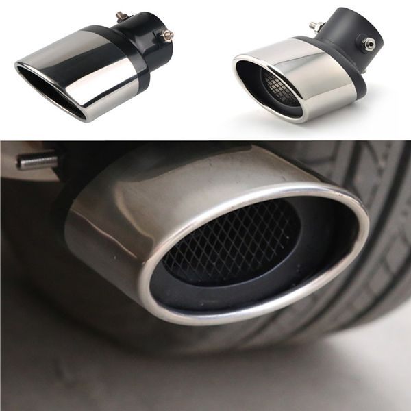

universal car exhaust muffler car tail throat liner pipe for ssangyong actyon turismo rodius rexton korando kyron musso sports