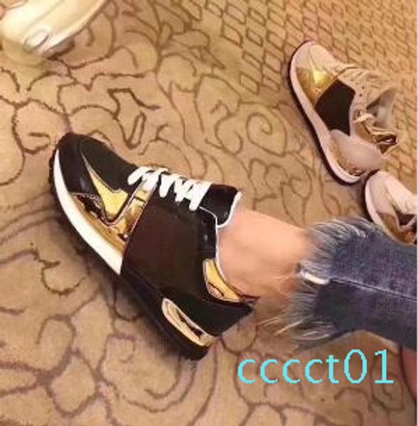 

brand mens designer sneakers trainers shoes casual shoes for men womens runners flats leather brand racer luxury shoes ct01, Black