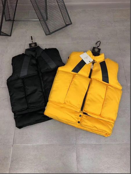 

fashion- winter vest new mens designer jackets gilet luxury white goose down jacket comfortable warm down jacket size m-2xl, Black;brown