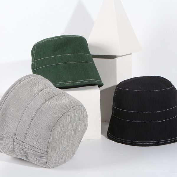 

fisherman female all-match summer fisherman sunscreen sunscreen sun sunshade cover basin hat tide bucket hat, Blue;gray