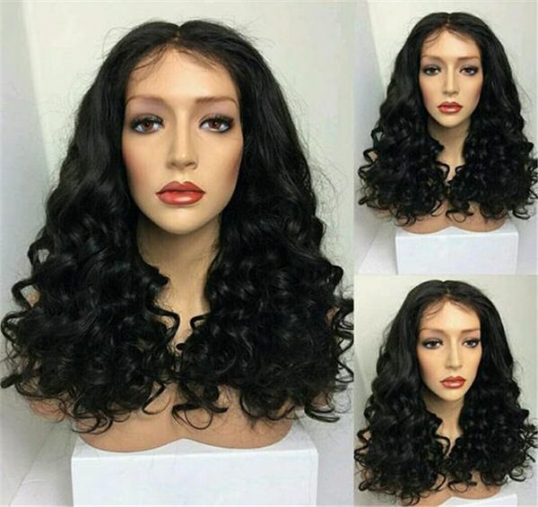 African American Full Lace Wigs Lace Front Human Hair Wigs With