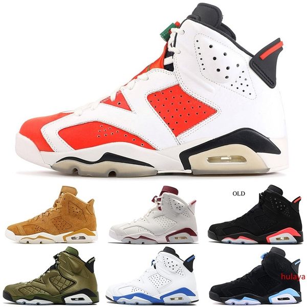 

2019 mens basketball shoes 6 6s 3m reflective carmine green suede gatorade unc infrared sport blue designer athletics sports sneakers 7-13