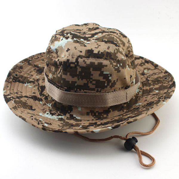 

hiking caps sun hat fisherman camouflage jungle hat men women hunting caps fishing, Black;white