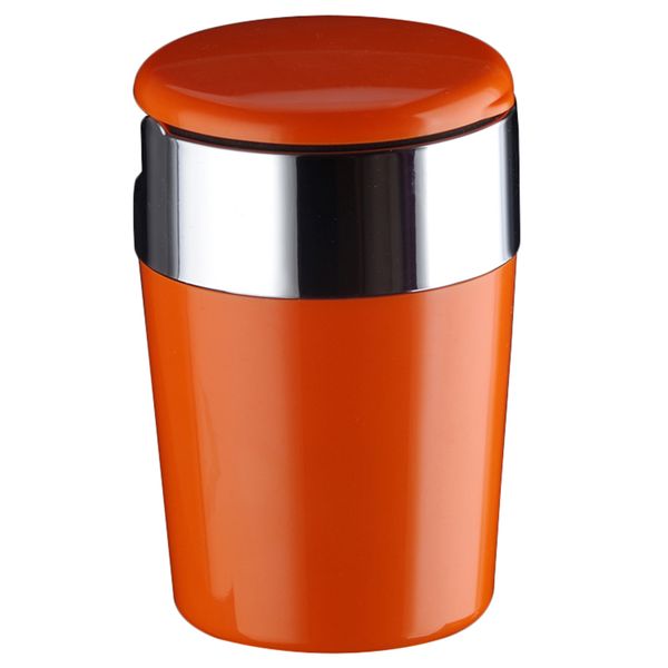 

led ashtray portable automobile ashtray truck office cigarette automobile accessories orange