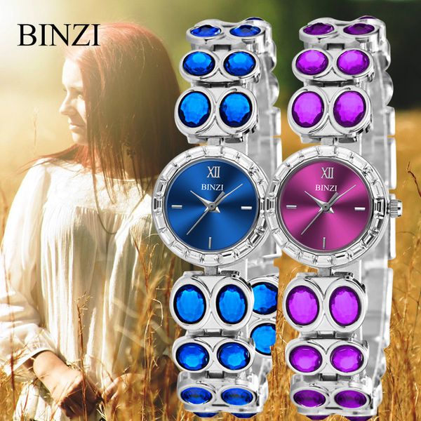 

luxury women bracelet watch brand quartz steel ladies wrist watches rhinestone diamond female purple watch 2019, Slivery;brown