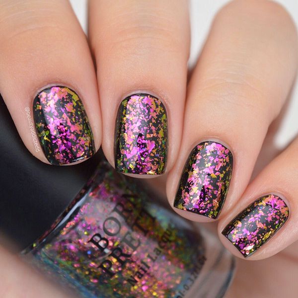

born pretty chameleon nail polish romantic holographic laser lacquer varnish polish gel sequins soak off nail art