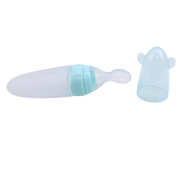 

silicone rice paste bottle baby supplement spoon bottle liquid squeezed baby feeding soft head supplement spoon