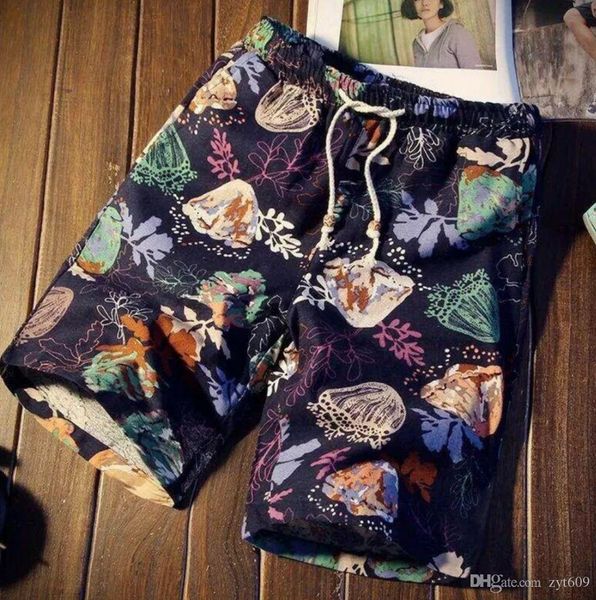 

оптовая торговля новый мужской досуг брюки пляж и моды цветок штаны в 2019 году, White;black