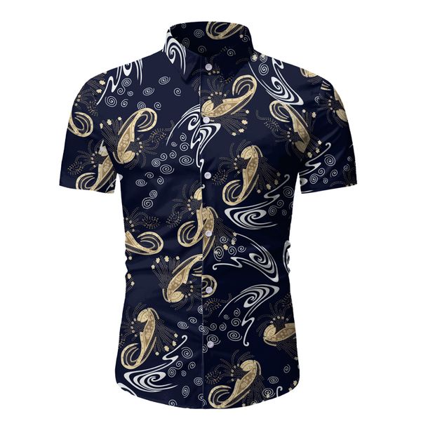 

mens floral short sleeve shirt hawaiian shirt 2020 brand slim fit beach shirts men party holiday casual camisas hombre 3xl, White;black