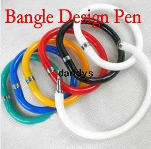 

90 pc lot creative bangle design ball pen ballpoint pen promotions pen, mix color ship, Blue;orange
