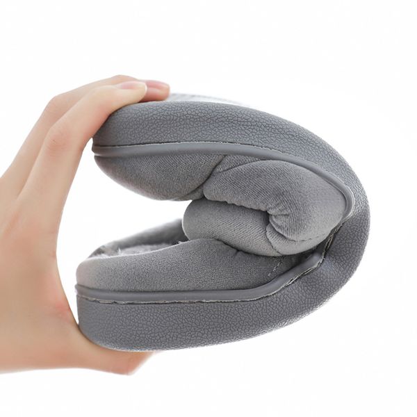 

fluffy flock warm winter men's couples solid colors indoor man non-slip floor home slippers soft bedroom shoe chaussure homme, Black
