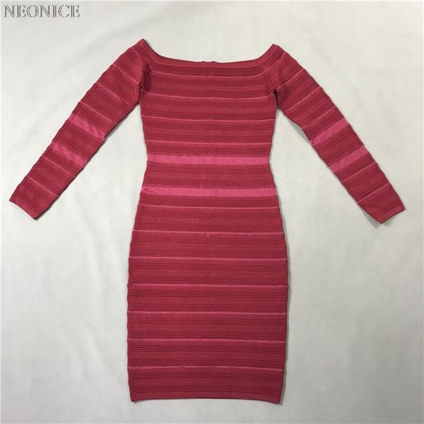 2020woman Bandage Red Dress Elastic Tight Nightclub Ladies Birthday Christmas Party Fashion Sexy Casual Off Shoulder Slash Neck Little Black Dresses One Shoulder Dress From Guichenbra 85 41 Dhgate Com