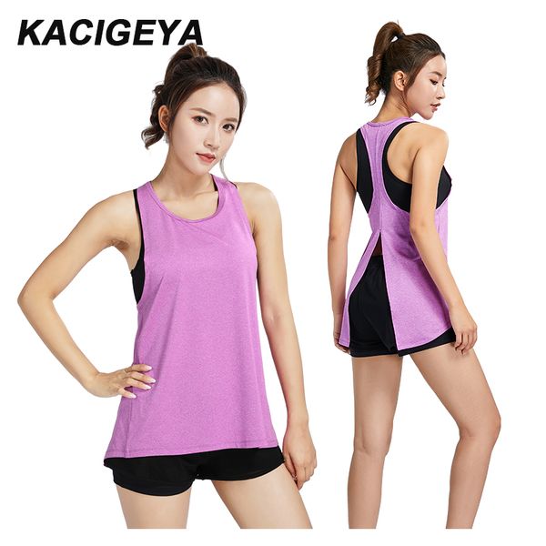 

women gym tshirt quick dry mesh sport vest workout running yoga clothes summer 2019 new woman slim sleeveless shirts, White;red