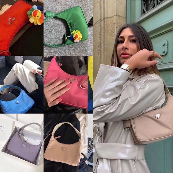 

p160 vintage designer hobo handbags shoulder bag for women re-edition chest pack lady tote chains hand bags presbyopic purse messenger bag