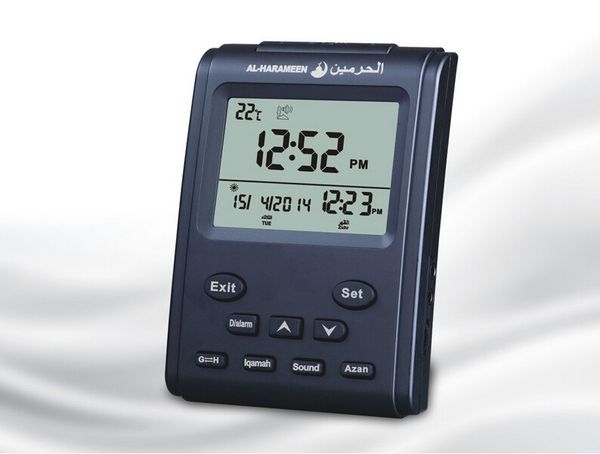 

islamic gift for muslim azan desk clock with pray reminder 1500 cites azan clock azan watch 2pcs more r