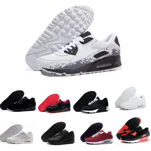 

2019 classic new arrival mens womens classic cushion 90 essential breathable running shoes sneakers sport shock-absorbing non-slip 36-45