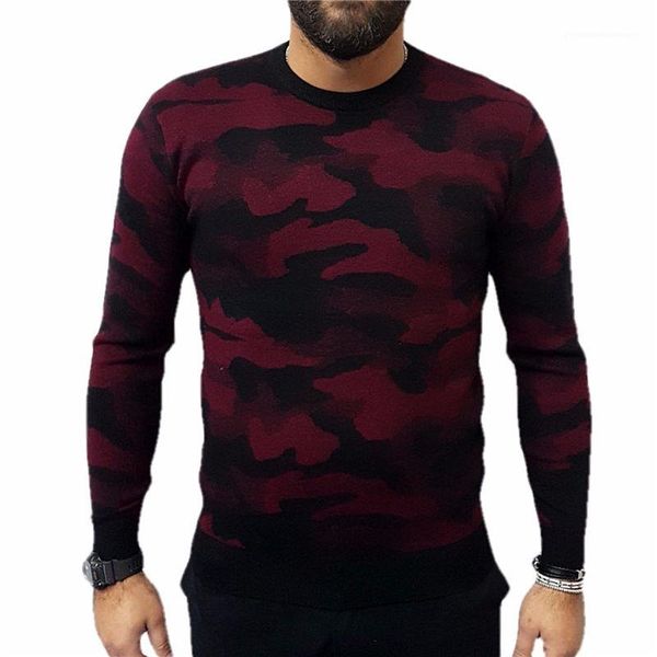 

мужские модные свитера с длинным рукавом мужские повседневные кофты новые поступления камуфляжный принт мужские свитера o образным вырезом, White;black