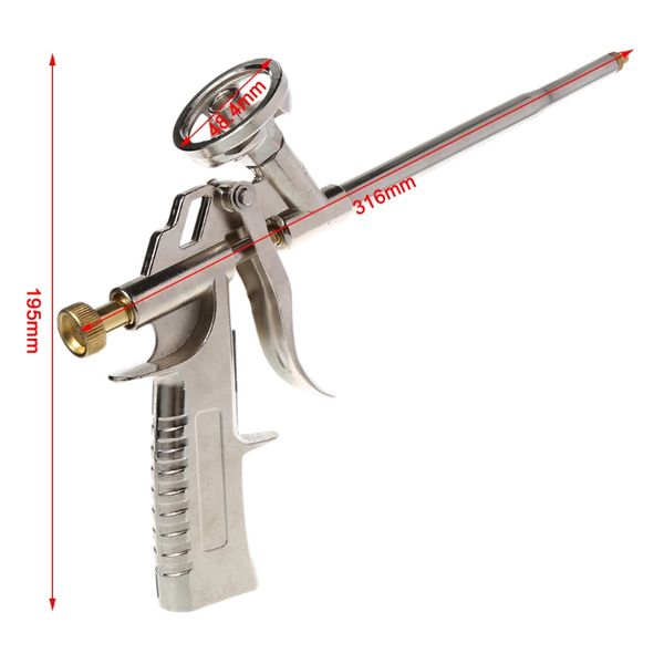 

1pc alloy foam expanding spray gun sealant dispensing pu insulating applicator tool