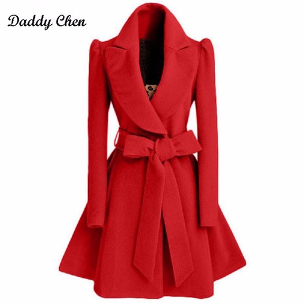 

especially long trench coat for women slim female coat sashes down red khaki windbreaker outerwear autumn winter trenchcoat 2017, Tan;black
