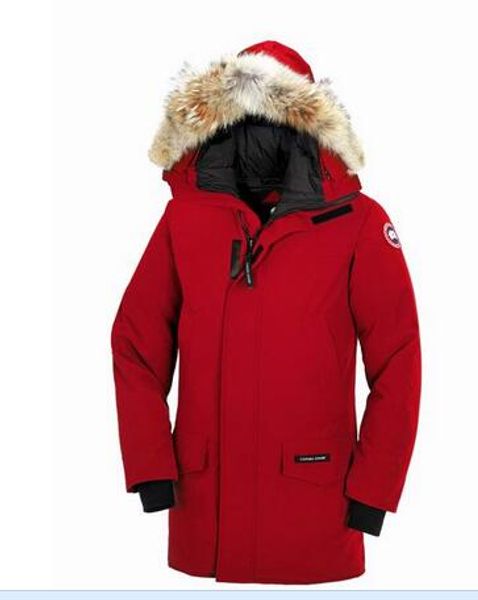 

green day christmas 2019 goose men's langford down parka winter jacket arctic coat down parka hoodie with fur sale canada, Black