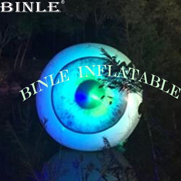 

2pcs китай гигантского хэллоуин украшение надувное глазное яблоко с светодиодными фонарями для фестиваля