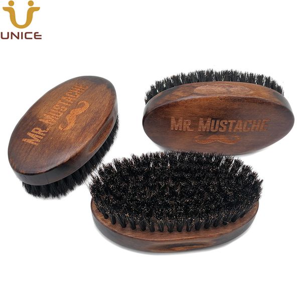 

moq 100 oem custom logo ѬеѬо боѬода кии пѬемиђм деѬевнна ека boar bristle воло amazon пи, Silver