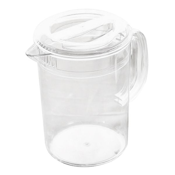 

acrylic pitcher with lid for water, tea, lemonade, milk storage