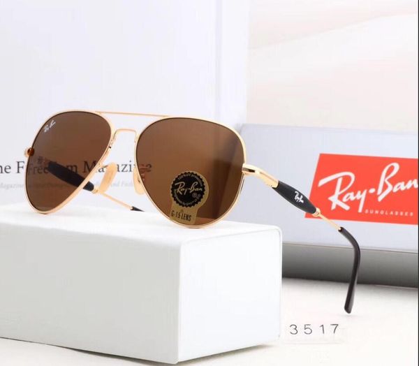 

модные мужские дизайнерские солнцезащитные очки роскошные солнцезащитные очки для мужчин женские брендовые очки стили r3517 uv400 6 цветов в, White;black