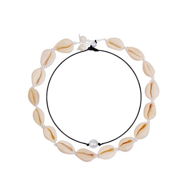 

selling product crystal shell fragment necklace set new products accessories broken shell necklace, Silver