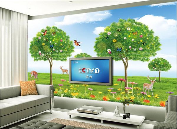 

3d room wallpaper cloth custom p nature landscape tv background wall wallpaper for walls 3 d print fabric wall covering