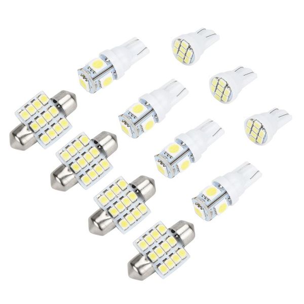 

car-styling 11pcs 31mm 1.5w cob led bulbs car festoon reading dome map light 6000k white lamp dropshipping