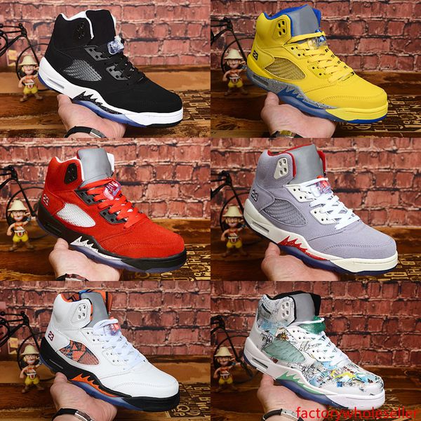 

mens 5 5s basketball shoes sneakers black suede trophy room laney satin bred wings oreo oregon ducks og women 2019 chaussures luxury shoes