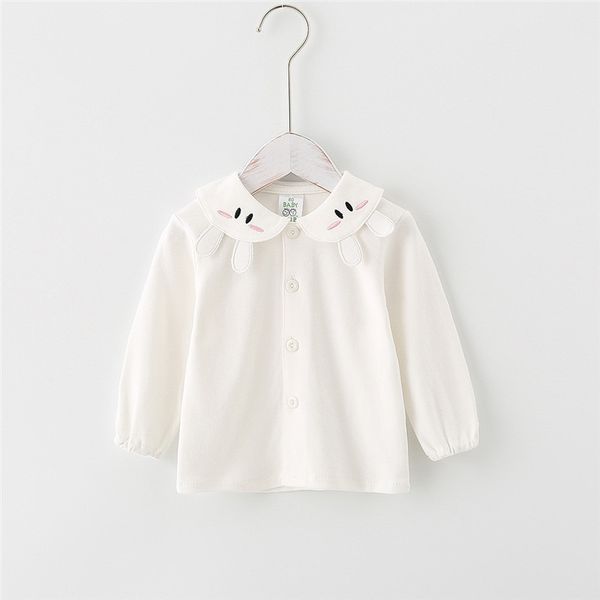 

children's clothing wholesale autumn ears bottoming tshirt 2019 girls t-shirt, Blue