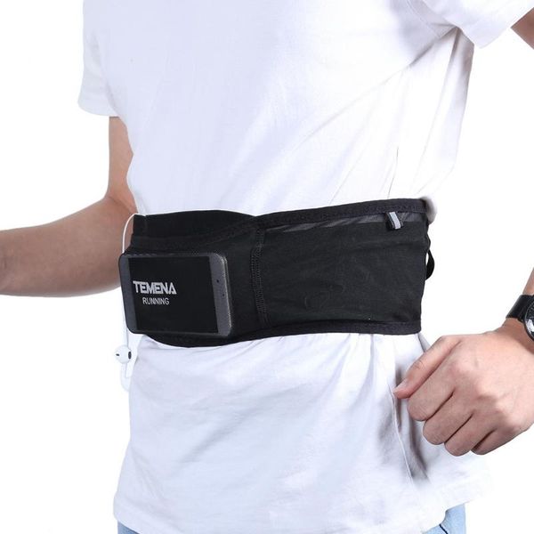 

professional running waist pouch belt sport belt mobile outdoor sport ultra-thin waist bag marathon anti-theft phone pack